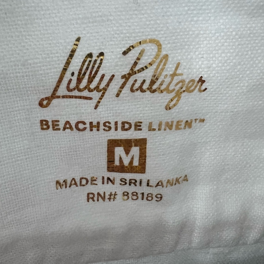 Lilly Pulitzer Seaspray Linen Jacket - Picture 3 of 3